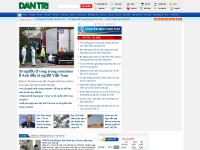 Desktop screenshot for dantri.com