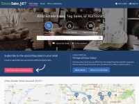 Desktop screenshot for estatesales.net