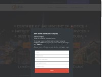 Desktop screenshot for dubaitranslationcompany.com