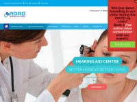 Desktop screenshot for adrohearingaid.com