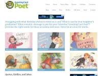Desktop screenshot for greetingcardpoet.com