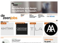 Desktop screenshot for dezeenjobs.com