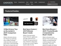 Desktop screenshot for gadgets-reviews.com