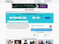 Desktop screenshot for myagecalculator.com