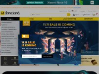 Desktop screenshot for gearbest.com