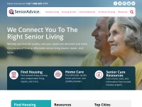 Desktop screenshot for senioradvice.com