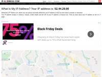 Desktop screenshot for ip-adress.com