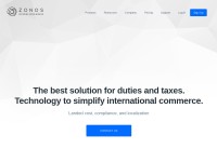 Desktop screenshot for zonos.com