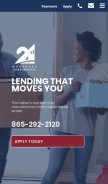 How 21stmortgage.com looks like on a mobile device such as an iPhone.