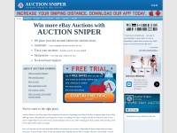 Desktop screenshot for auctionsniper.com