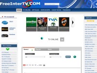 Desktop screenshot for freeintertv.com