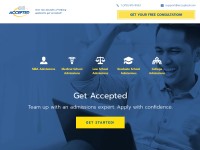 Desktop screenshot for accepted.com