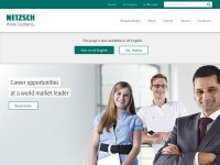 Desktop screenshot for netzsch.com