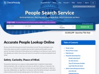 Desktop screenshot for checkpeople.com