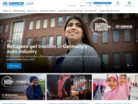 Desktop screenshot for unhcr.org