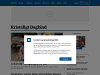 Desktop screenshot for kristeligt-dagblad.dk