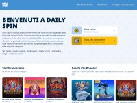 Desktop screenshot for dailyspin.com
