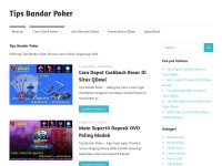 Desktop screenshot for tipsbandarpoker.com