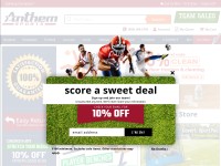 Desktop screenshot for anthem-sports.com
