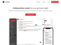 Desktop screenshot for notejoy.com