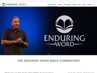 Desktop screenshot for enduringword.com