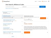 Desktop screenshot for simplyhired.com
