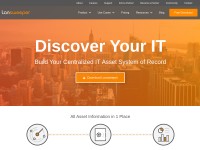 Desktop screenshot for lansweeper.com