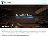 Desktop screenshot for kickserv.com
