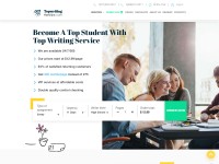 Desktop screenshot for topwritingservice.com