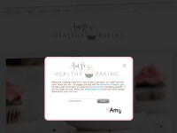 Desktop screenshot for amyshealthybaking.com