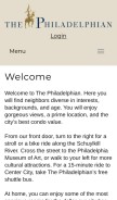 How 2401.com looks like on a mobile device such as an iPhone.