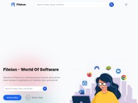 Desktop screenshot for fileion.com