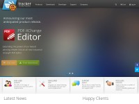 Desktop screenshot for tracker-software.com