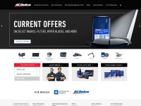 Desktop screenshot for acdelco.com