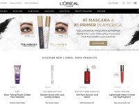 Desktop screenshot for lorealparisusa.com