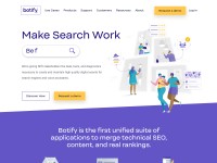 Desktop screenshot for botify.com