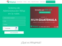 Desktop screenshot for wisphub.net