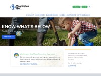Desktop screenshot for washingtongas.com