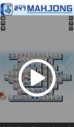 How 247mahjong.com looks like on a mobile device such as an iPhone.