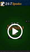 How 247spades.com looks like on a mobile device such as an iPhone.