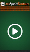 How 247spidersolitaire.com looks like on a mobile device such as an iPhone.