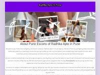 Desktop screenshot for radhikaapteinpune.com