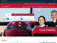 Desktop screenshot for airgreenland.com