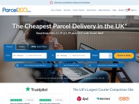 Desktop screenshot for parcel2go.com