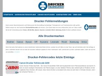 Desktop screenshot for druckerfehlermeldungen.de
