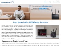 Desktop screenshot for httproutersasus.com