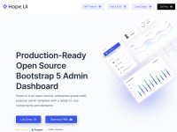 Desktop screenshot for hopeui.iqonic.design