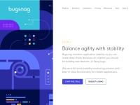Desktop screenshot for bugsnag.com