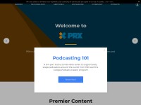 Desktop screenshot for prx.org