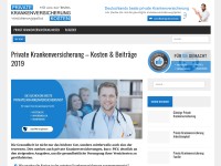 Desktop screenshot for private-krankenversicherung-kosten.de